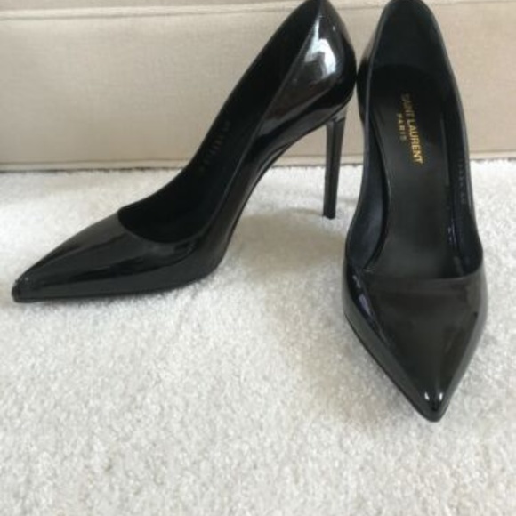 NWOT Saint Laurent Zoe Pumps Patent Leather $1795 - Picture 5 of 6